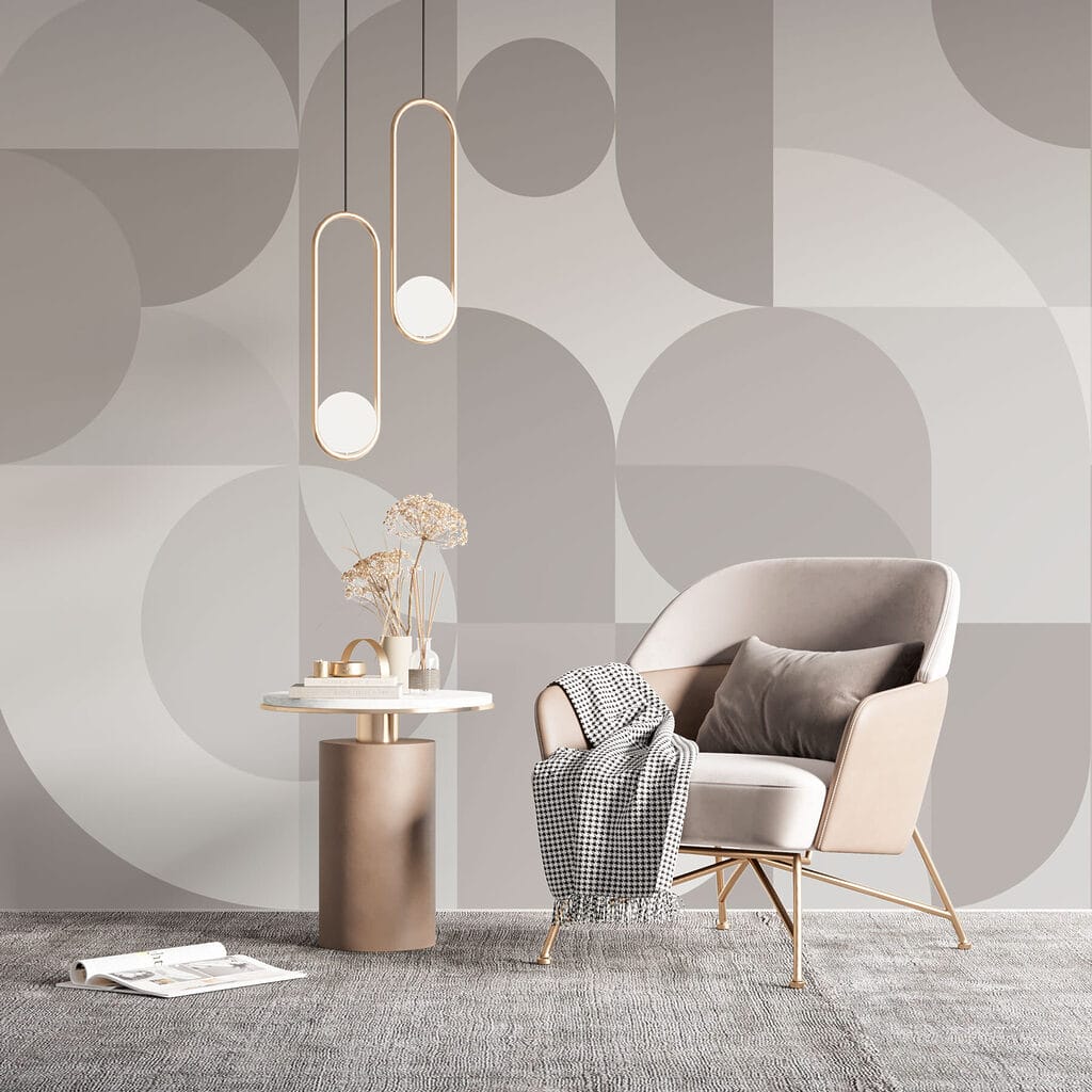 Geometric Circle Patchwork — interior 3