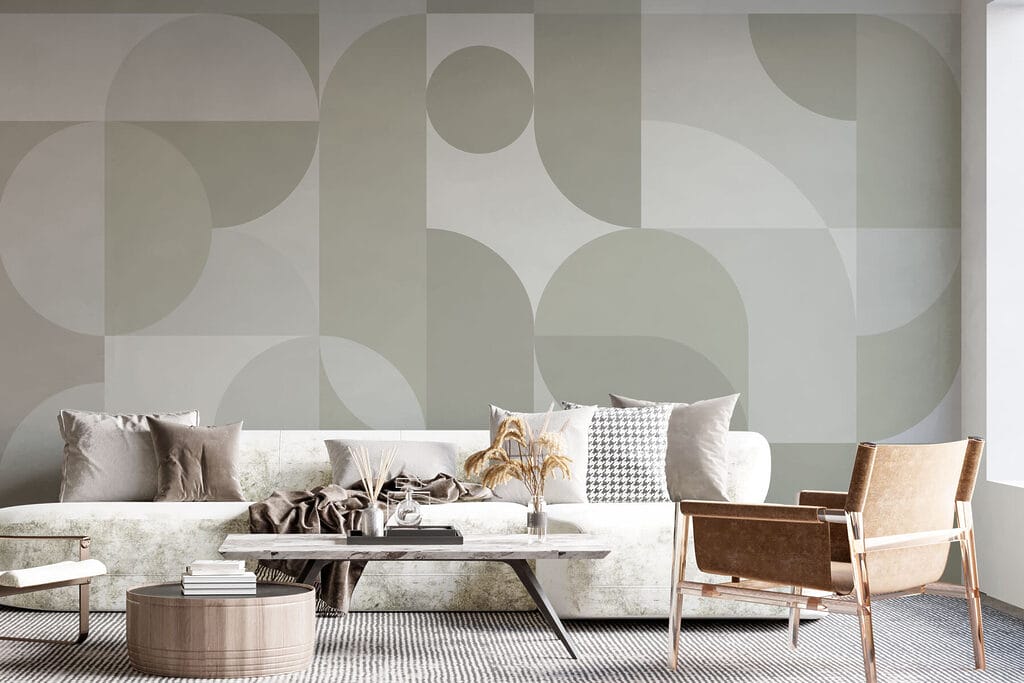 Geometric Circle Patchwork — interior 1