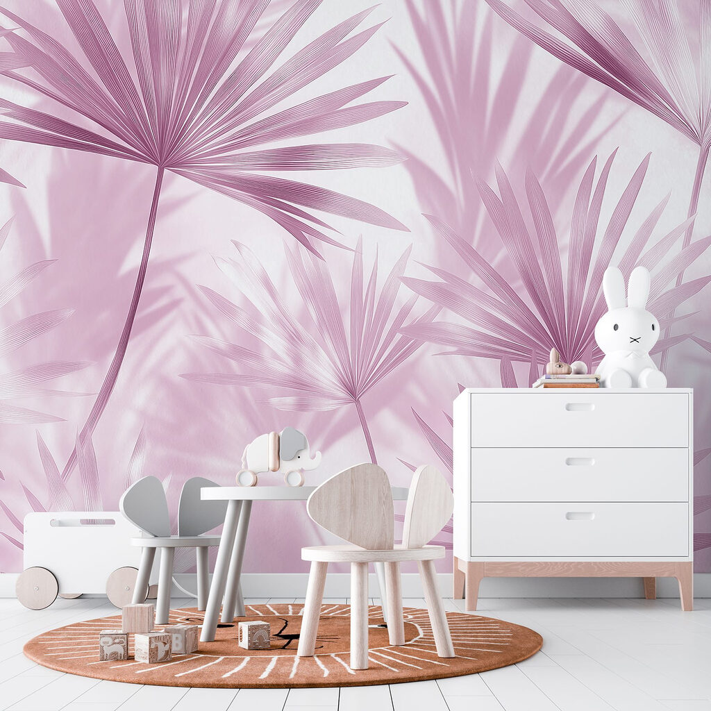 Palm Fans in Light — interior 3