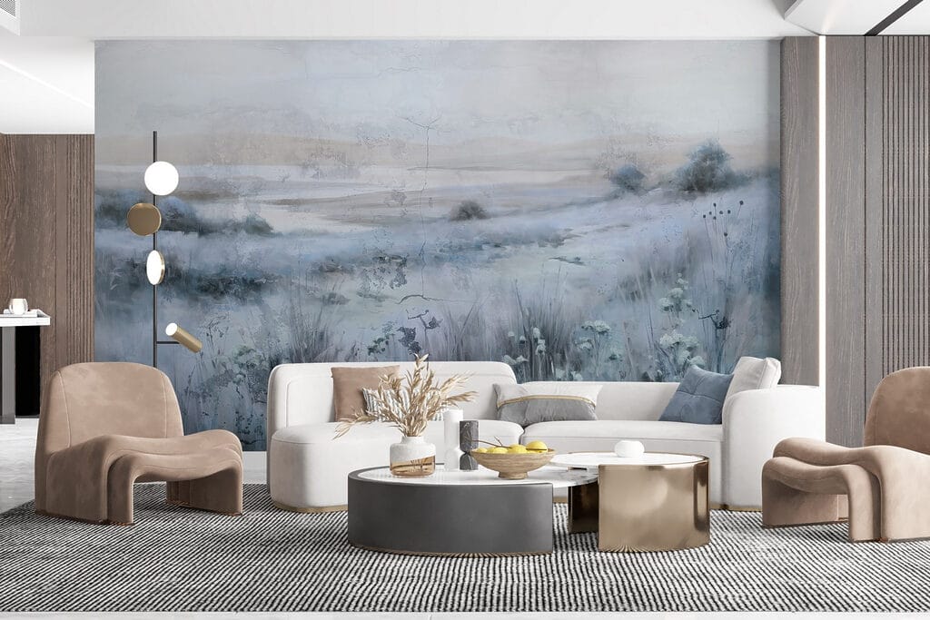 Meadow by the River in an interior