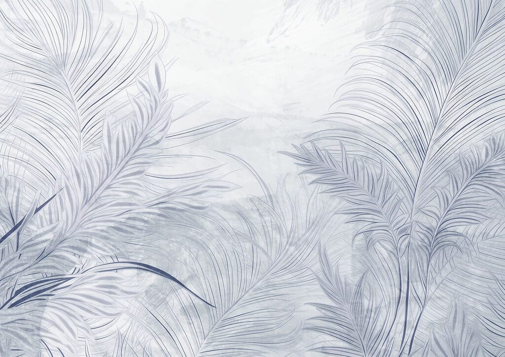 Feathery Palm Sketches — full design