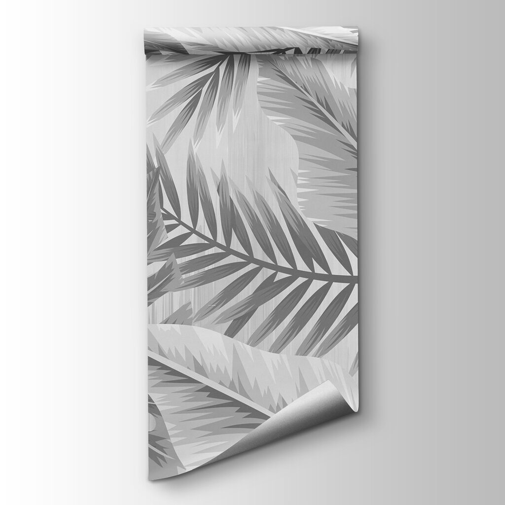 Tropical Leaves in Graphite — product view