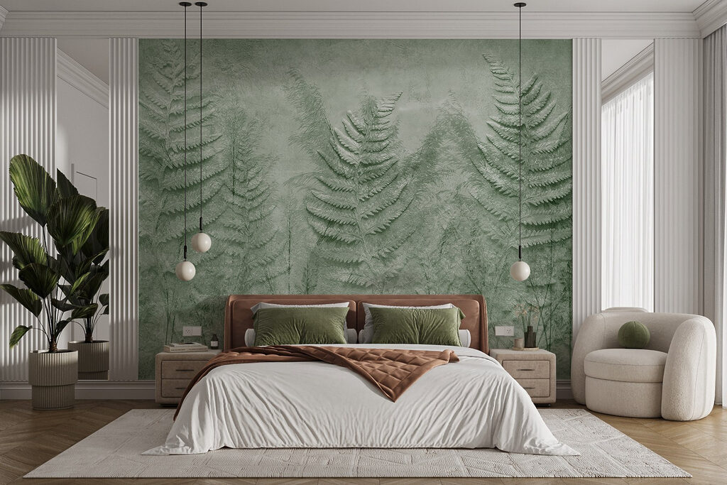 Ferns on Weathered Plaster — interior 1