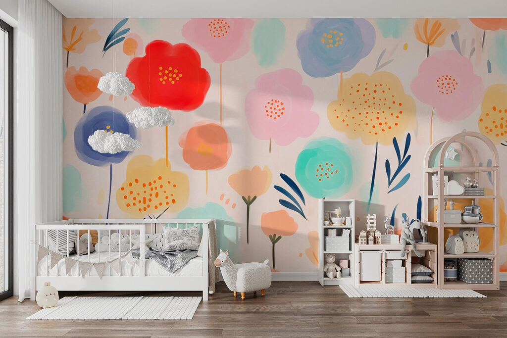 Happy Flower Meadow in an interior