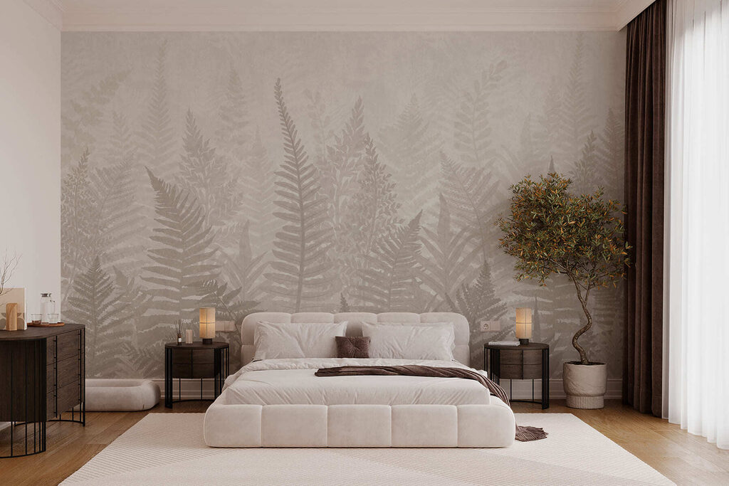 Fern Field Sketches in an interior