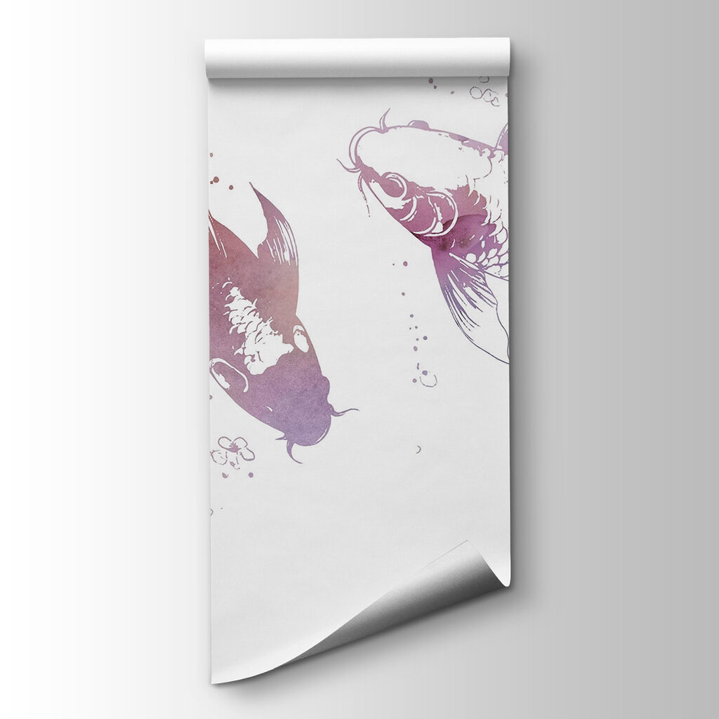 Koi in Floral Ink — product view