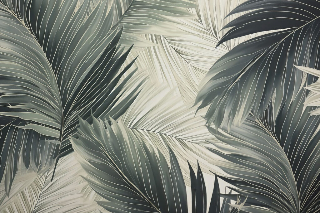 Palm Frond Weave — full design