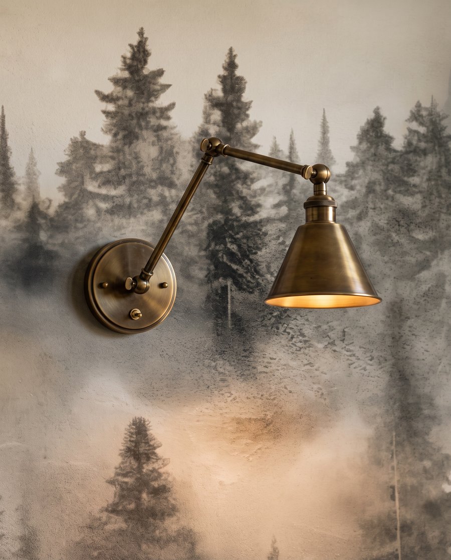 Pines in the Mist — detail