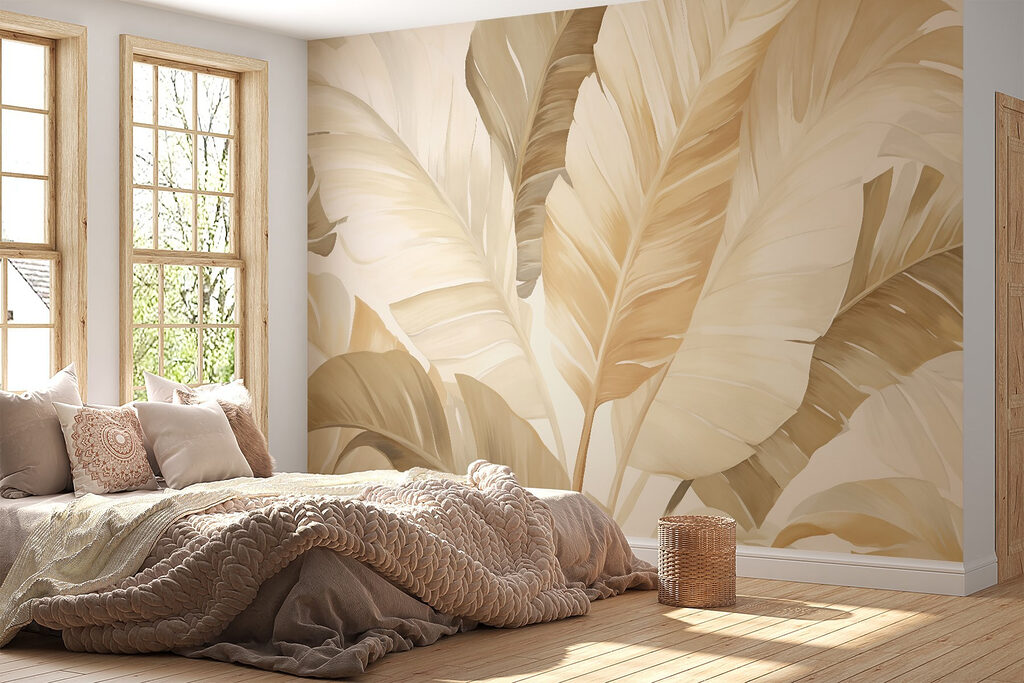 Banana Leaf Light in an interior