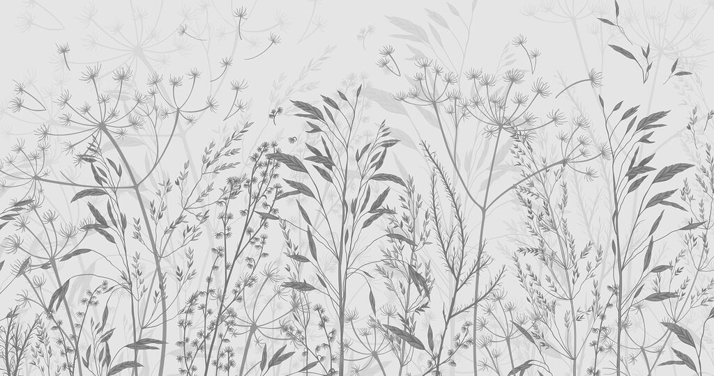 Meadow Stem Tapestry — full design