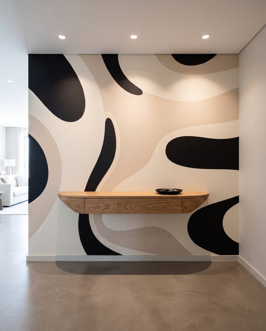 Organic Shape Play in an interior