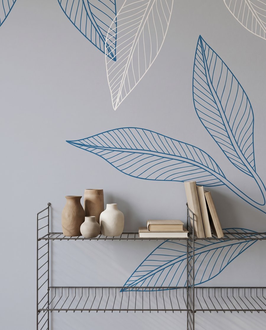 Airy Leaf Outlines — interior 5