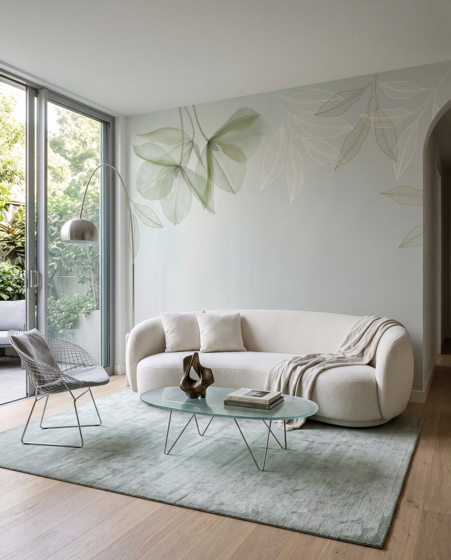 Airy Leaf Outlines — interior 3