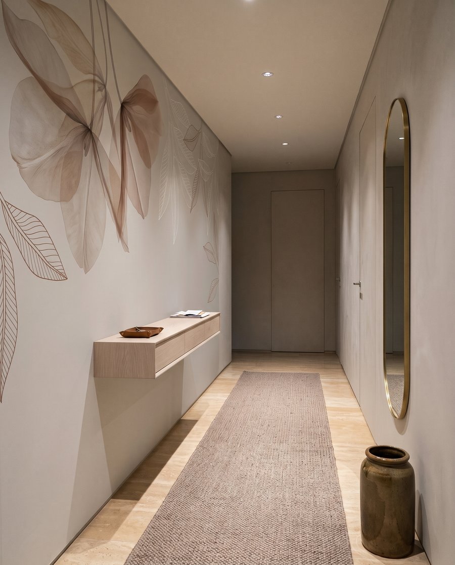 Airy Leaf Outlines — interior 5