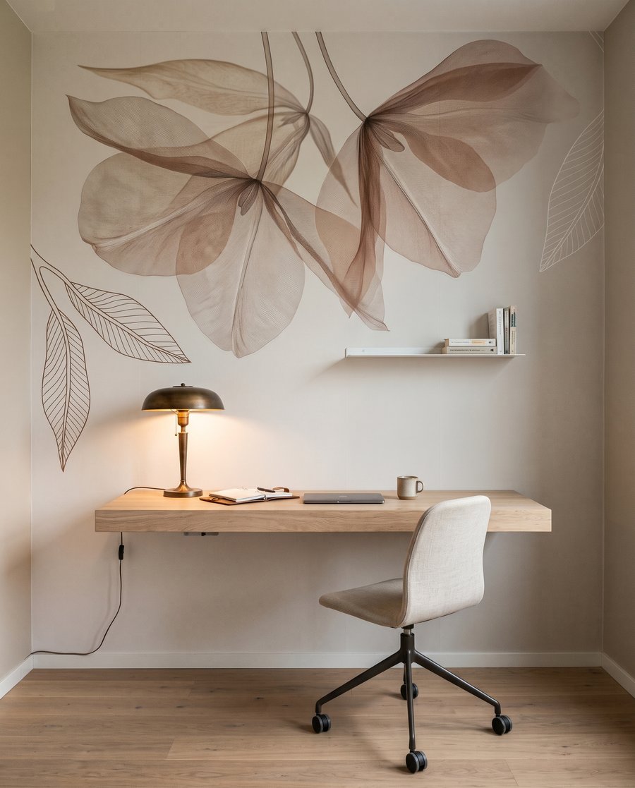 Airy Leaf Outlines — interior 8