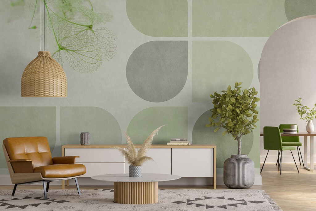 Botanical Geometric Study in an interior