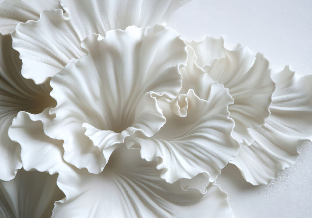 Petal Scroll — full design