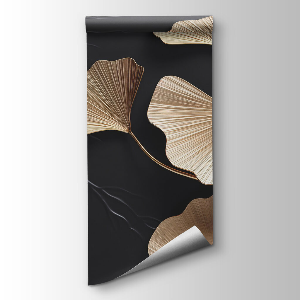 Ginkgo on Dark Marble — product view