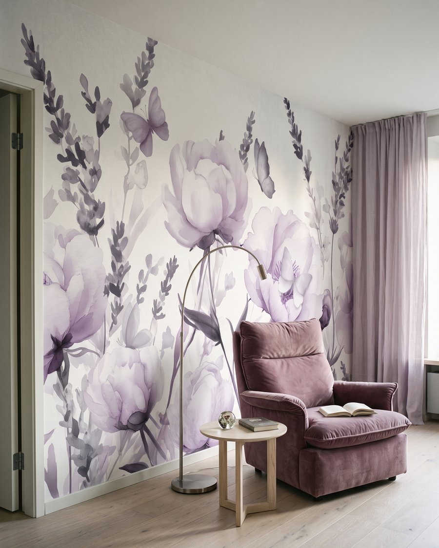 Peonies and Lavender — interior 1