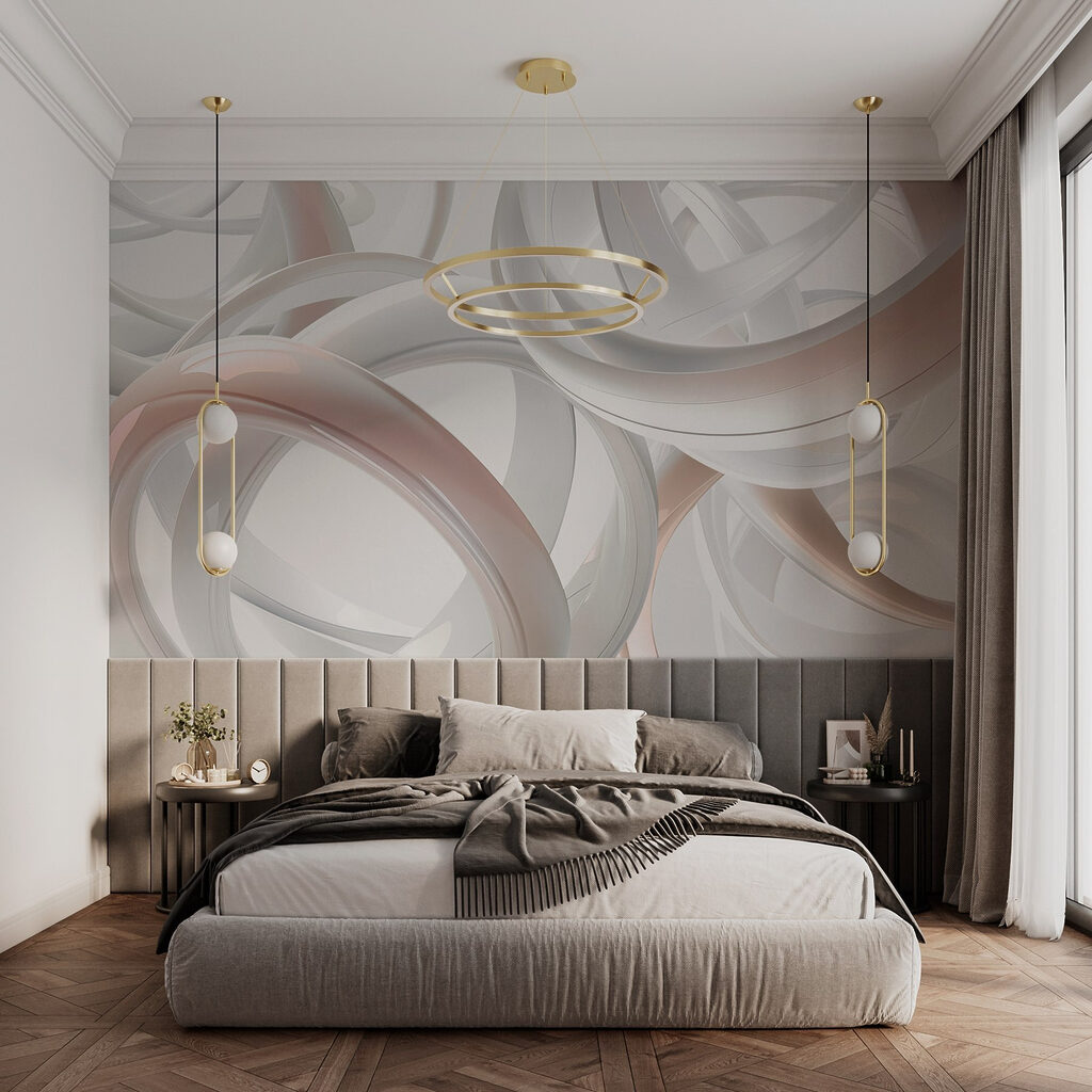 Loops in Sculpted Light in an interior