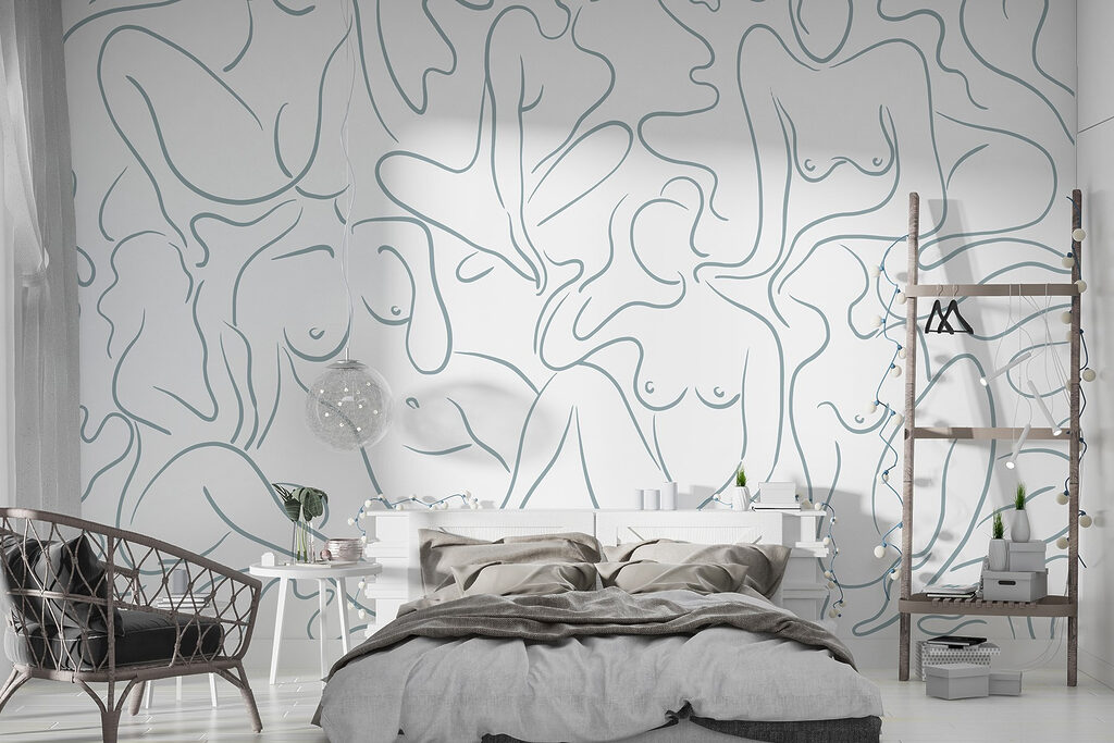 Figure Line Pattern in an interior
