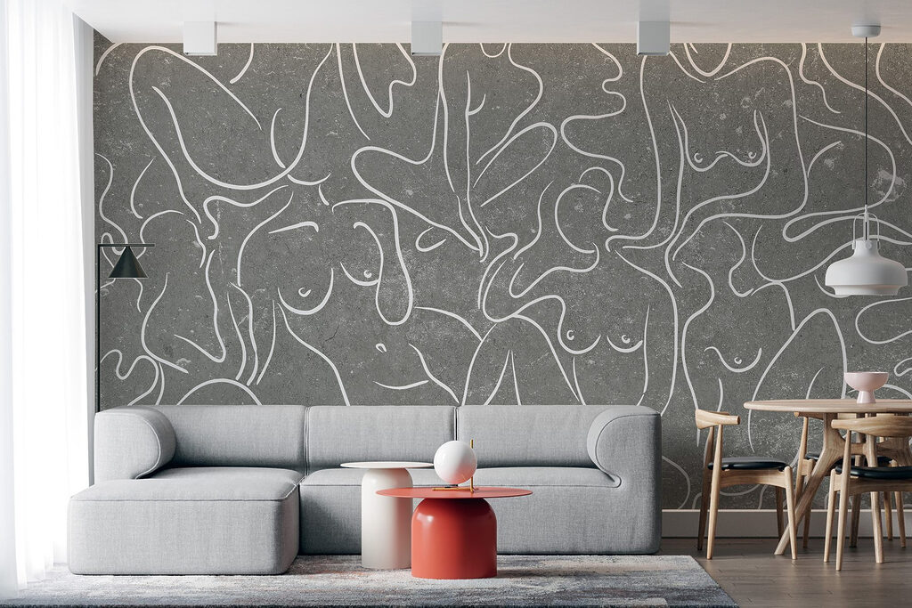 Figures in Flowing Lines — interior 3