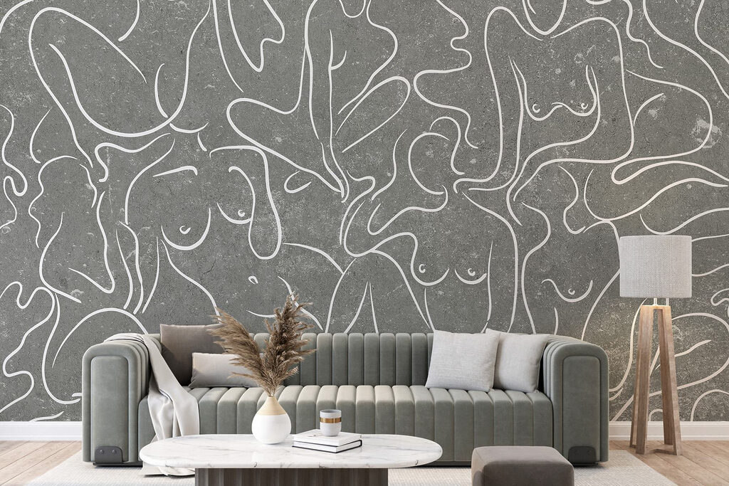 Figures in Flowing Lines — interior 4