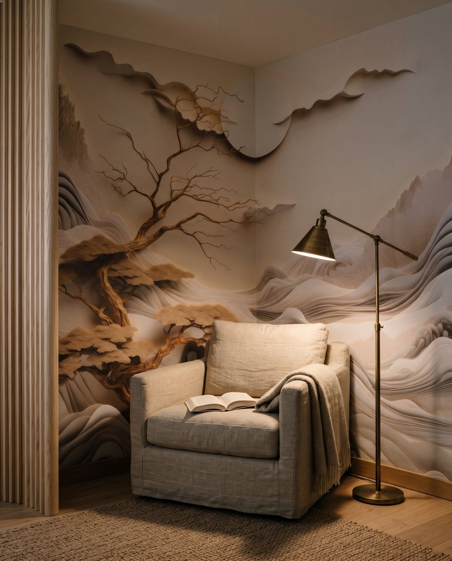 Sculpted Mountain Landscape — interior 2