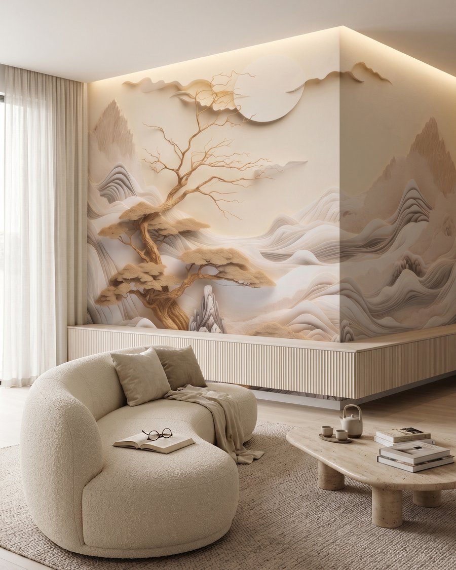 Sculpted Mountain Landscape — interior 7