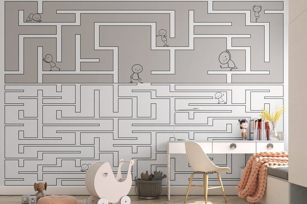 People in the Maze — interior 2