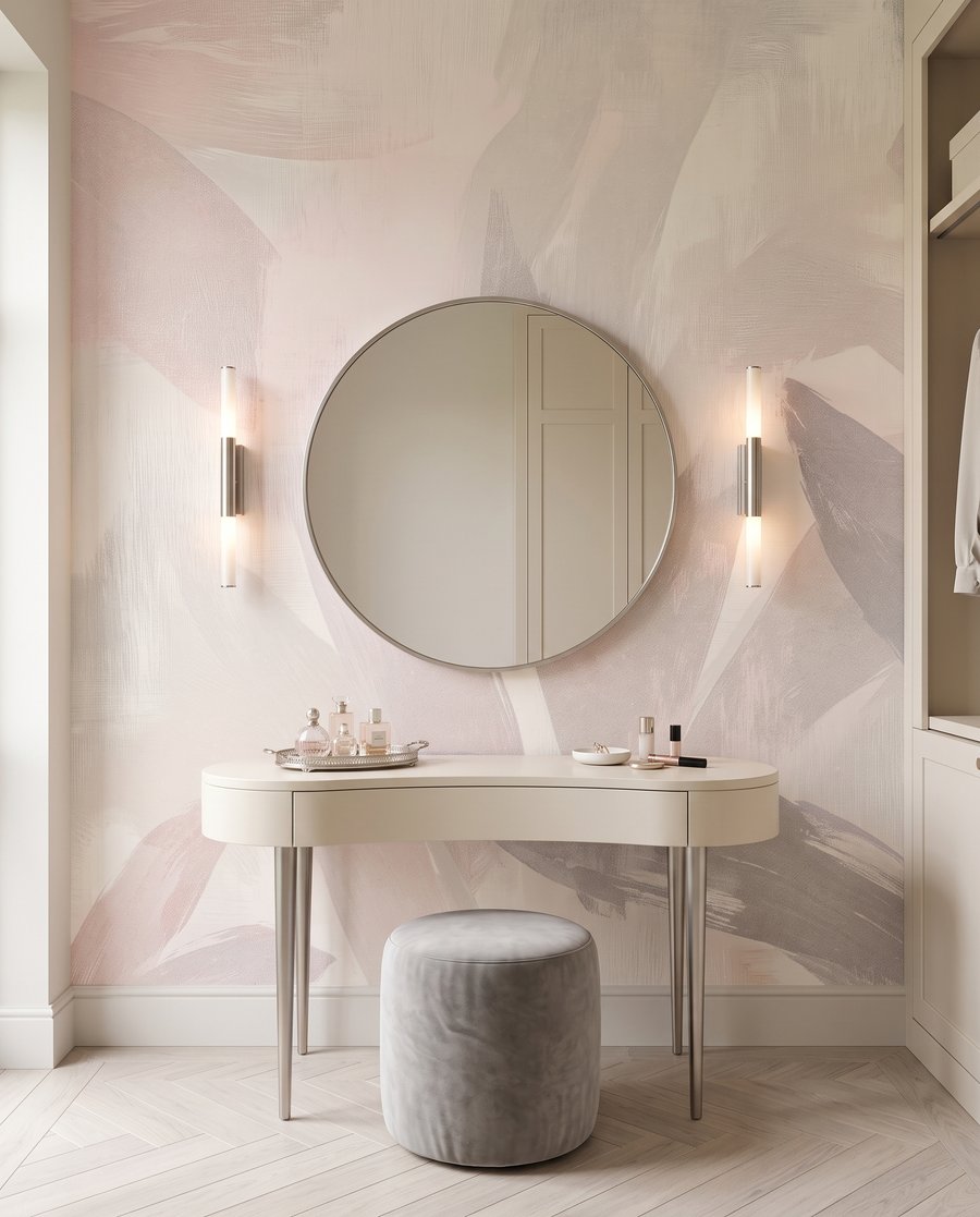 Leafy Watercolour in an interior