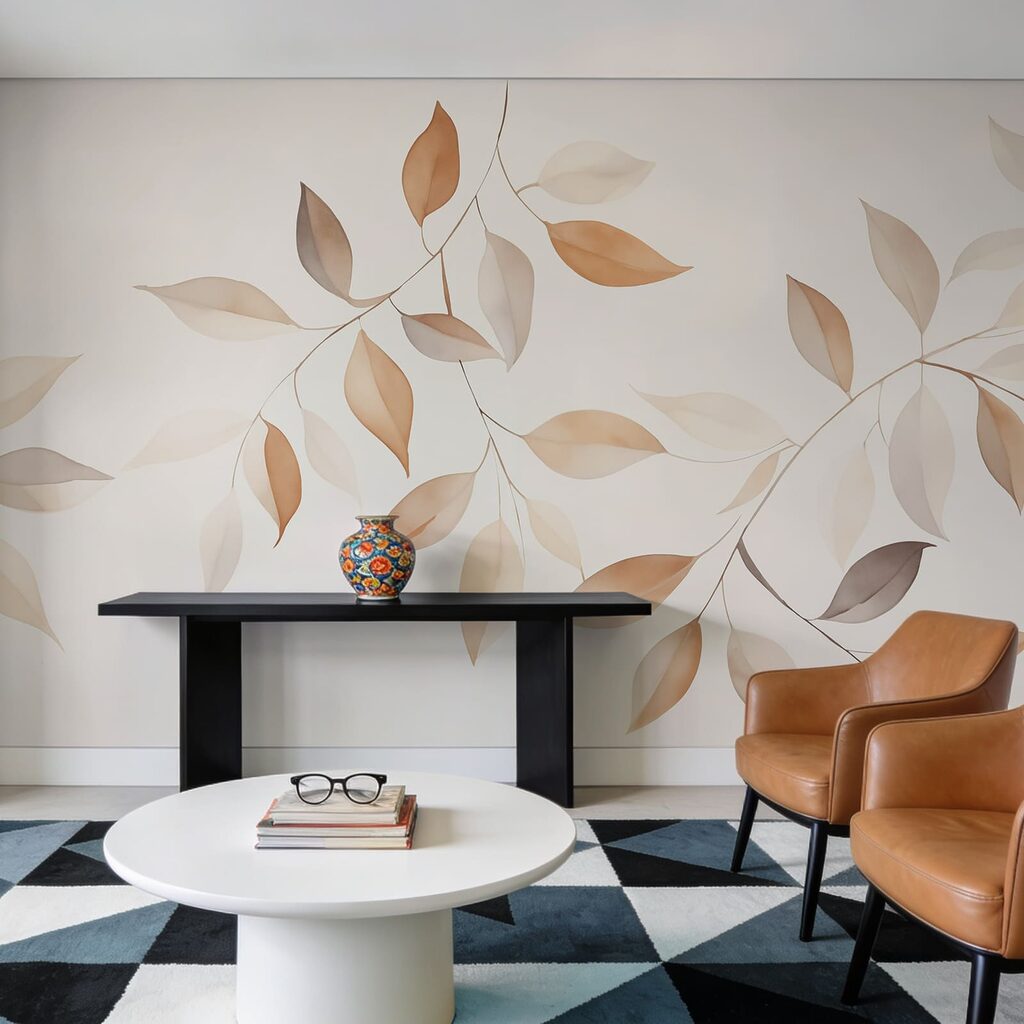Autumn Leaf Drift in an interior