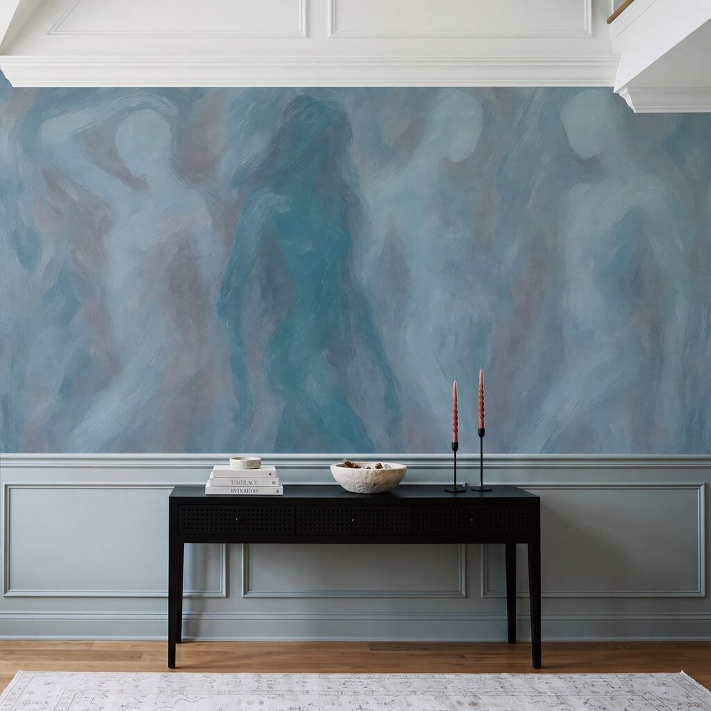 Figures in a Wash in an interior