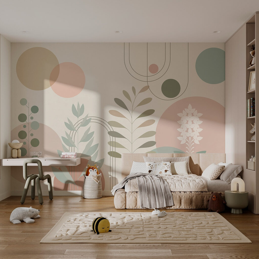 Botanical Shape Play in an interior
