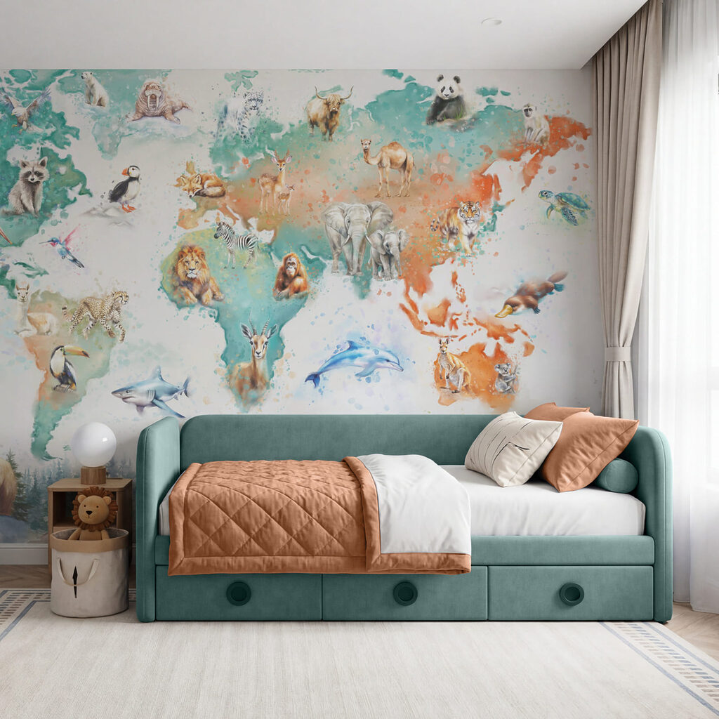 Wildlife Atlas in an interior