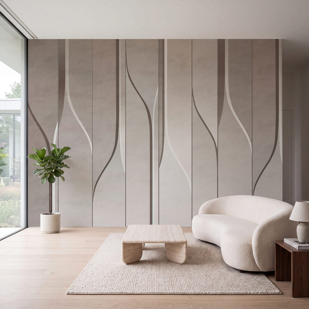 Carved Vertical Lines — interior 3
