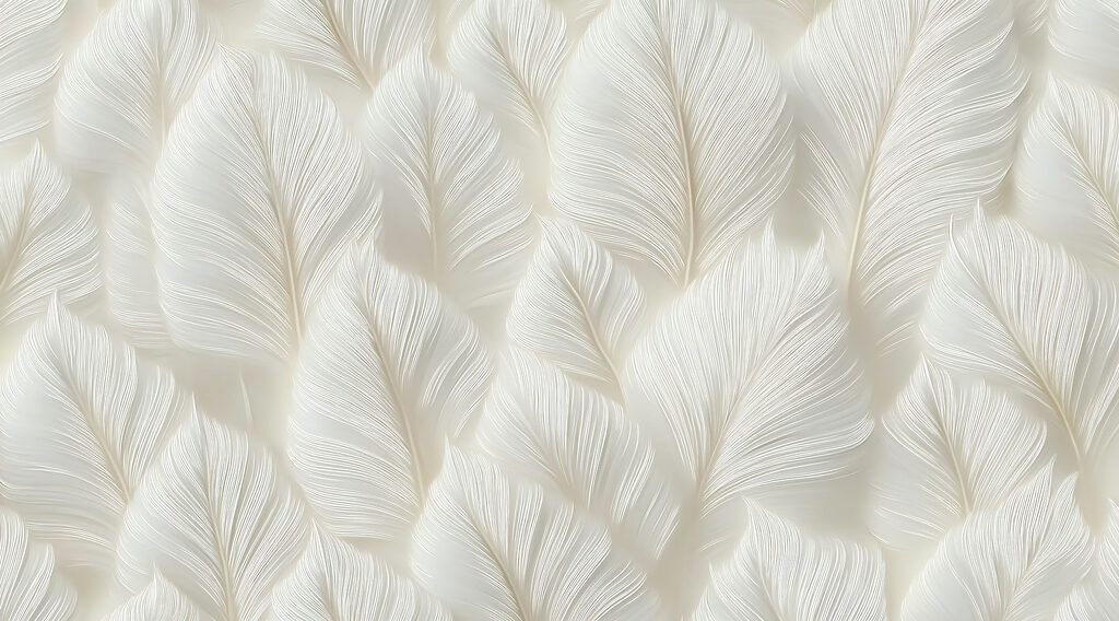 Layered Feather Pattern — full design