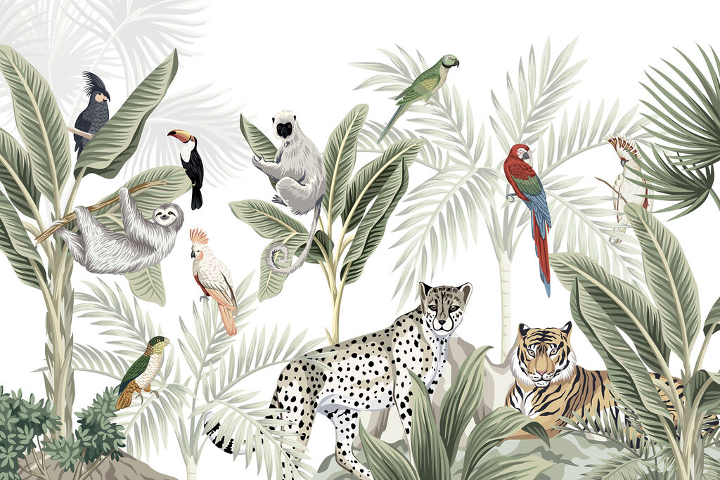 Tropical Wildlife Gathering — full design