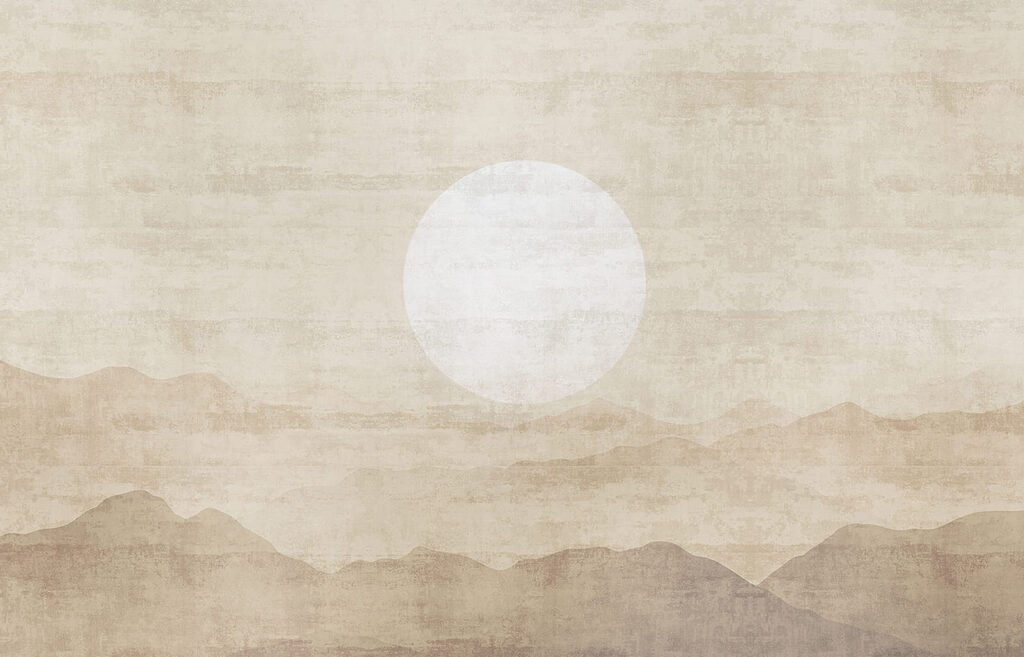 Sun Over Layered Hills — full design