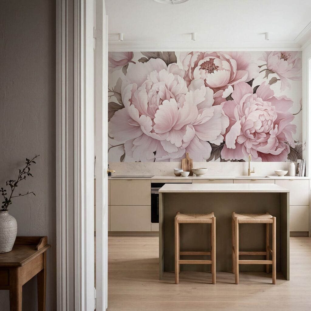 Painted Peony Bouquet — interior 3