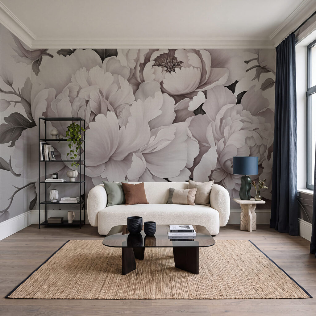 Painted Peony Bouquet — interior 1