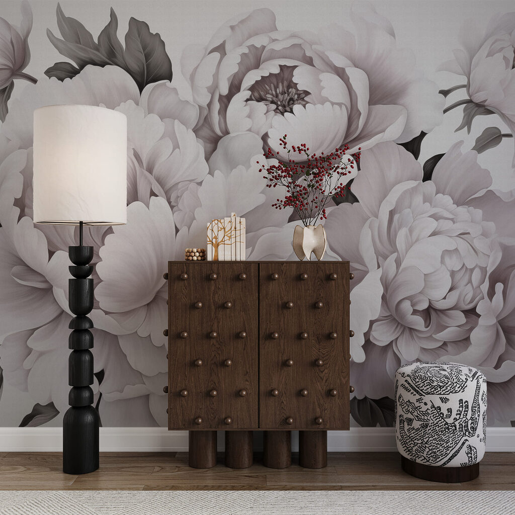 Painted Peony Bouquet — interior 2