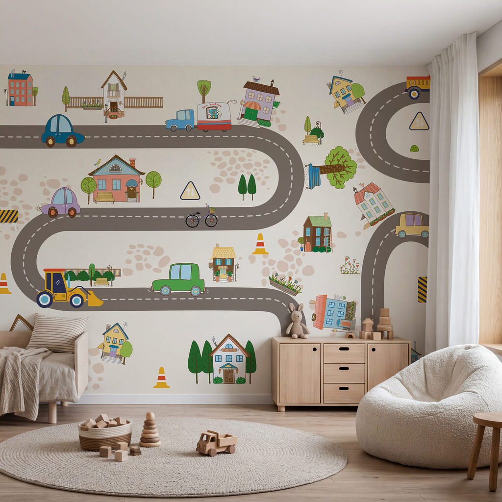 Little Town Journey in an interior