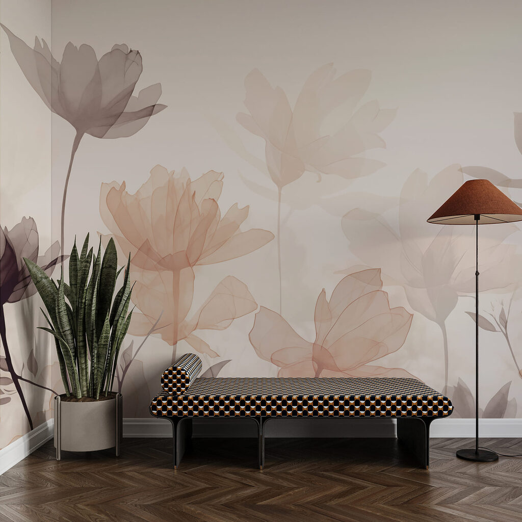 Petals in Transparent Layers in an interior