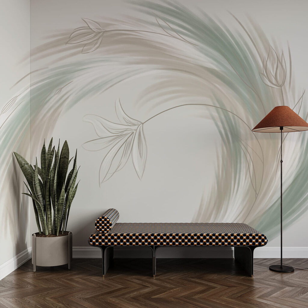 Feathered Circle in an interior