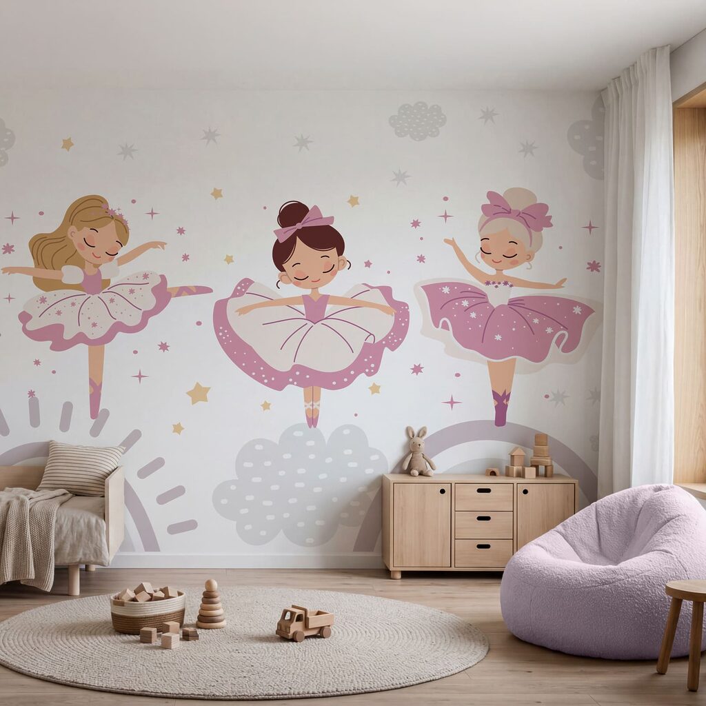 Little Ballerina Parade in an interior