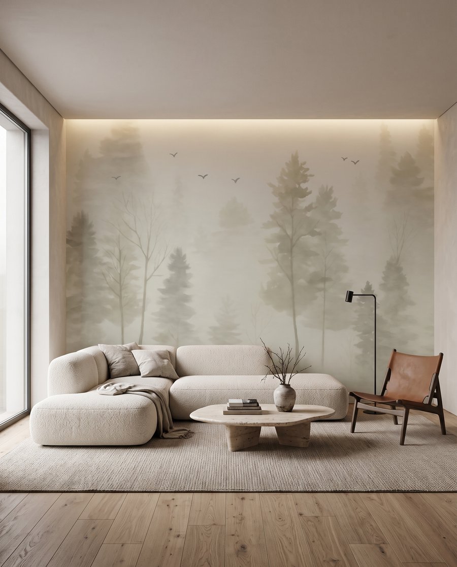 Pines and Passing Birds — interior 3