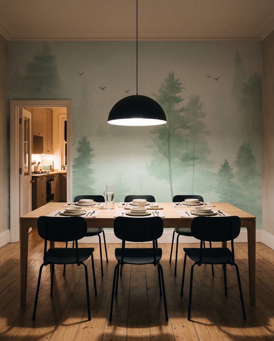 Pines and Passing Birds — interior 4