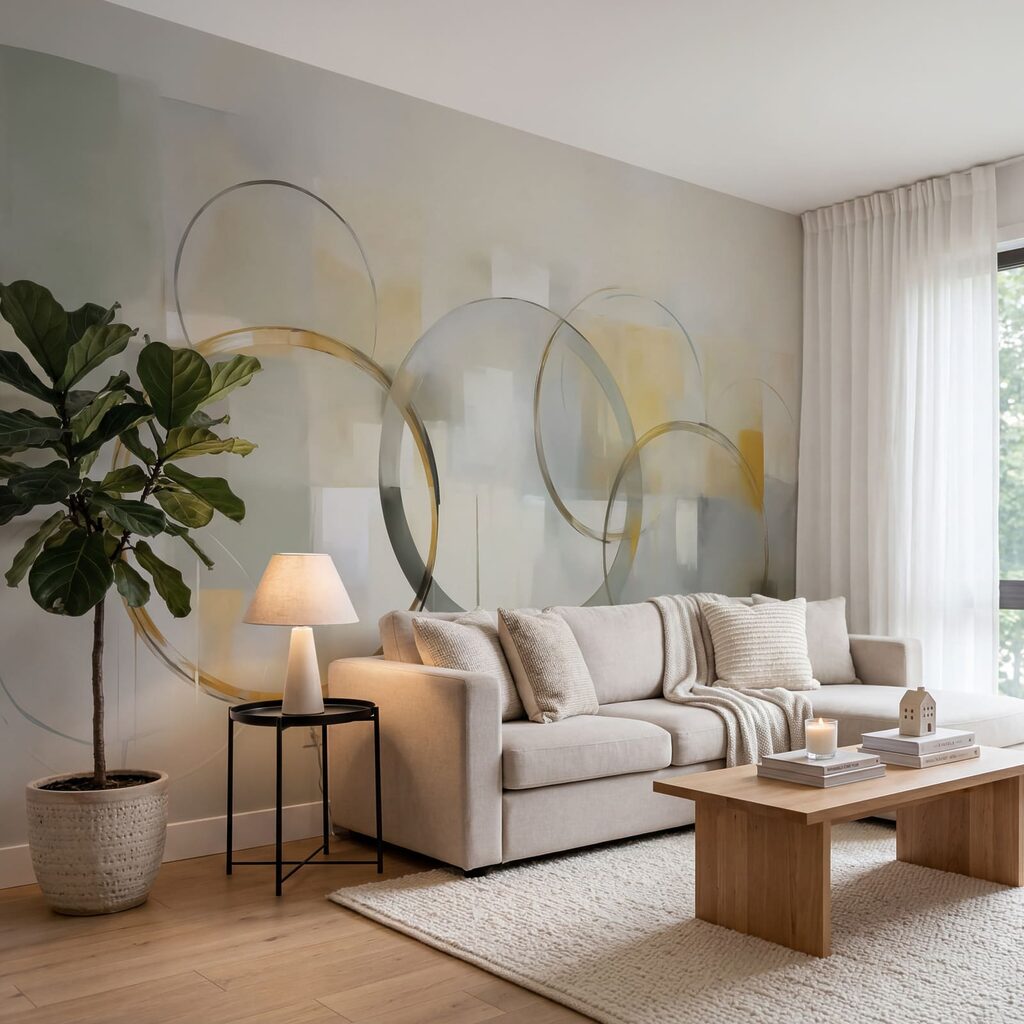 Circles in Alignment in an interior