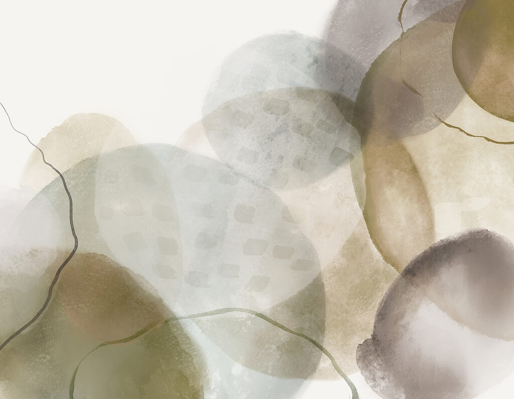 Overlapping Ink Circles — full design
